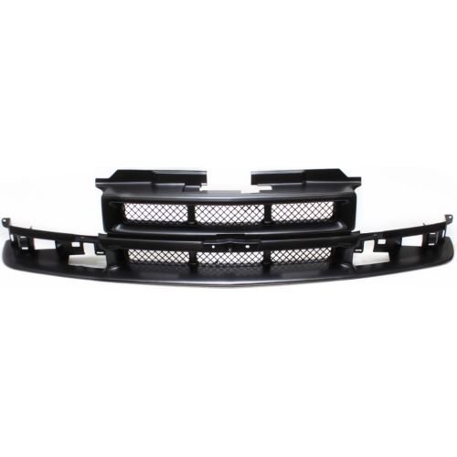 Perfect Fit Group 6959 - S10 Pickup / Blazer Grille, Paint To Match, With Mesh Insert