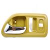 PT Auto Warehouse HO-2577ME-FL - Inside Interior Inner Door Handle, Beige/Tan Housing with Chrome Lever - 2-Door Coupe, Driver Side view 1
