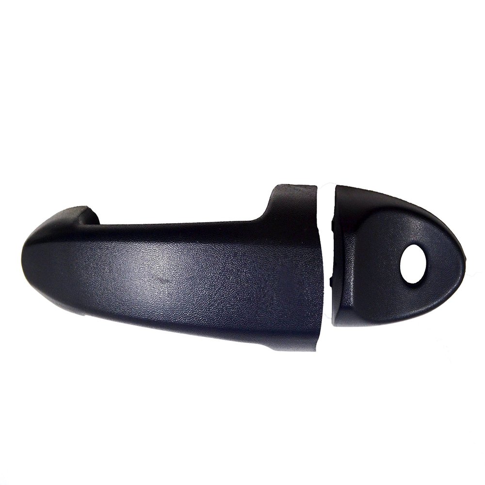 PT Auto Warehouse FO-3703A-FL - Outside Exterior Outer Door Handle, Textured Black - Driver Side Front