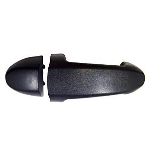 PT Auto Warehouse FO-3703A-FRK - Outside Exterior Outer Door Handle, Textured Black - Passenger Side Front