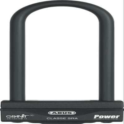 ABUS U-Lock Granit Power 58/140HBIII - Strong Motorbike Lock with Double Locking - Security Level 18-230 mm Shackle Height