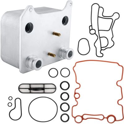 APDTY 015339 Engine Oil Cooler Kit w/Gaskets, O-rings, & Filter
