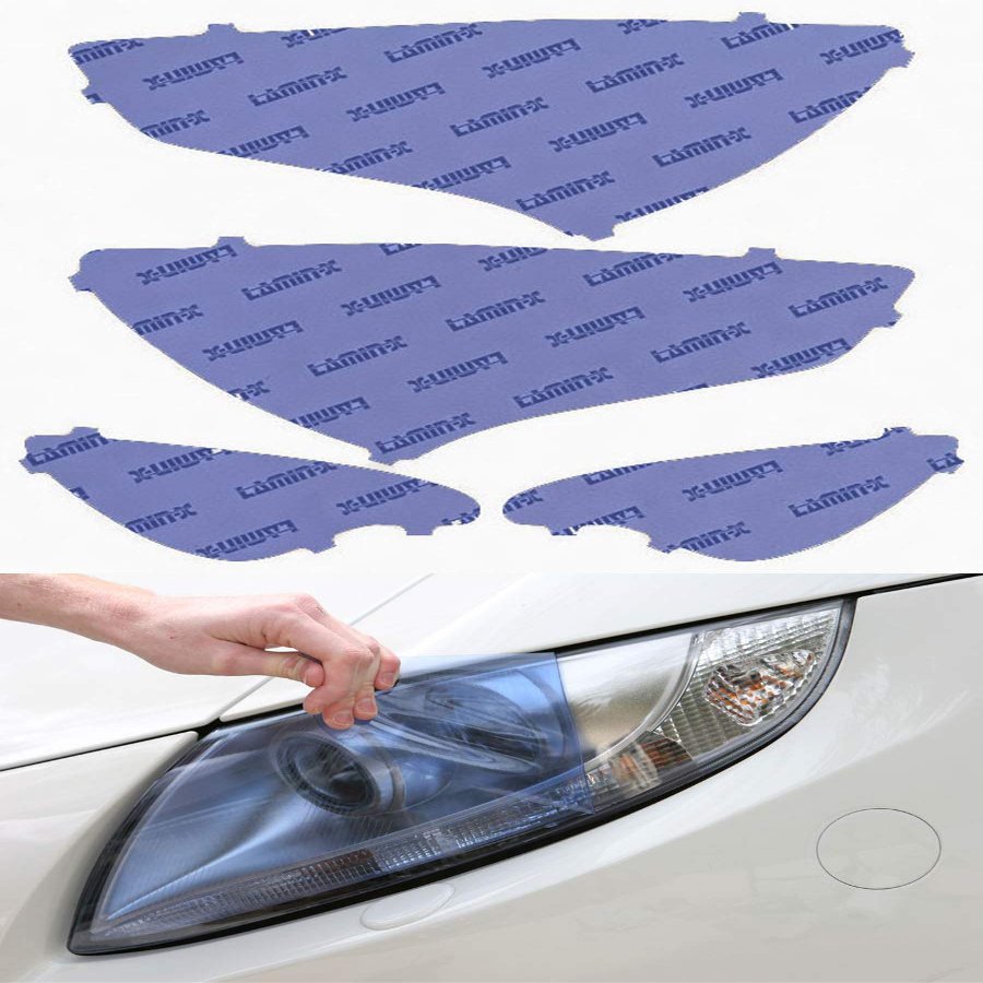 Lamin-x Custom Fit Blue Headlight Covers for Hyundai Genesis Coupe (13-16)