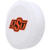 Oklahoma State University Tire Cover - Size Z - (33"x12.5") on White Vinyl view 2
