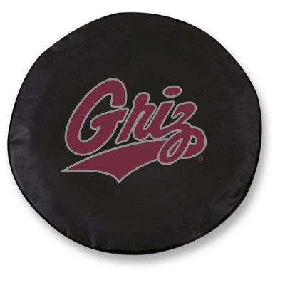 University of Montana Tire Cover - Size Z - (33"x12.5") on Black Vinyl