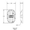 B&M 40297 Cast Aluminum Rear End Differential Cover view 4