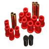 Energy Suspension 5.2118R Rear Spring Bushing Set, Red view 1