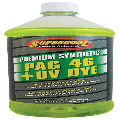 TSI Supercool P46-32D PAG Oil 46 Viscosity with UV Dye 32oz 1-Pack