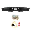 CarPartsDepot 364-15204-20-BK Rear Step Bumper Bar W/Pad Black W/Sensor Holes GM1103149 view 1