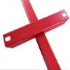 12 Gauge Subframe Connectors Red with Hardware for 1979-2004 Mustang & Cobra view 2