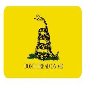 3 - Don't tread on me gadsden hard hat helmet 2" x 1" vinyl decals bumper stickers