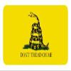3 - Don't tread on me gadsden hard hat helmet 2" x 1" vinyl decals bumper stickers view 1