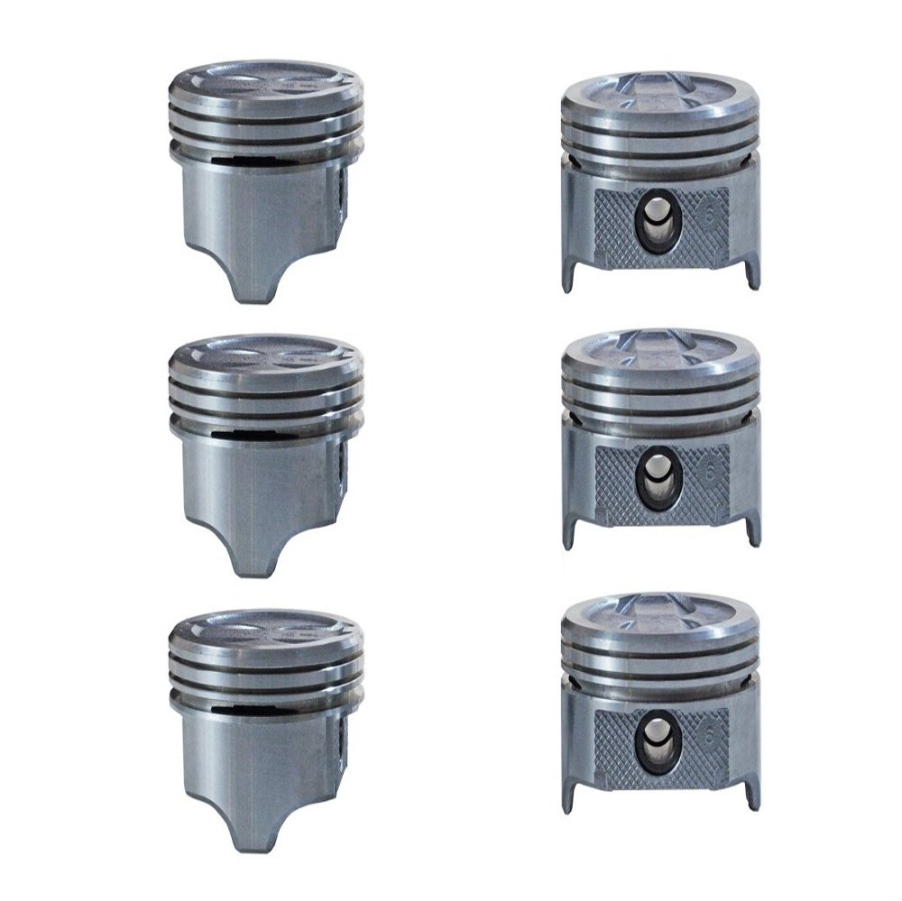 Enginetech P1584(6)STD Piston GM 3.1L 189 ALUM CYL Head Coated Skirt Dish Top