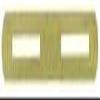 Four Mini Medal Holder - Brass view 1