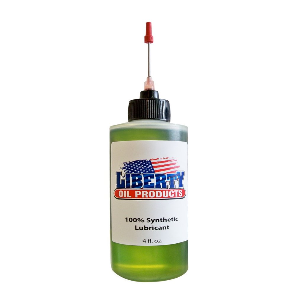 Liberty Oil, 4oz Bottle of The Best 100% Synthetic Oil for Lubricating Clocks. Restores and Loosens Clock Movements