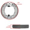 Caltric Brake Shoe Compatible with Honda Trx400 Trx-400 TRX 400 Foreman 1995-1998 2000-2007 Rear Brake Shoes ATV view 2