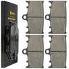 Caltric Front Brake Pads Compatible with Suzuki Sv1000 Sv 1000 Sv1000S Sv 1000S 2003 2004 2005 2006 2007 Motorcycle Front Pads view 1