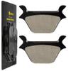 Caltric Rear Brake Pads Compatible with Harley Davidson Fxdl 1340 Fxdl-1340 Dyna Low Rider 1993-1999 Rear Pads view 1