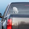 Express Yourself Feeding Fawn (Black - Facing as Shown - Large) Decal Sticker - Big Game Collection view 2