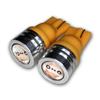 Tuningpros LEDRSM-T10-YHP1 Rear Side Marker LED Light Bulbs T10 Wedge, High Power LED Yellow 2-pc Set view 2