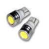 Tuningpros LEDHMSL-T10-WHP1 High Mount Stop Light LED Light Bulbs T10 Wedge, High Power LED White 2-pc Set view 2