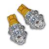 Tuningpros LED-T10-Y9 T10 Wedge LED Light Bulbs, 9 Flux Yellow 2-pc Set view 1