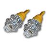 Tuningpros LED-T10-Y9 T10 Wedge LED Light Bulbs, 9 Flux Yellow 2-pc Set view 2