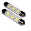Tuningpros LED-42M-WS3 Festoon 42mm LED Light Bulbs, 3 SMD LED White 2-pc Set view 1