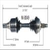 SurTrack NI-8049 CV Axle Shaft view 2