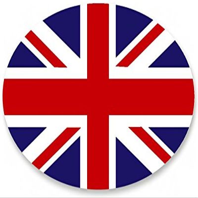 BILLET4X4 Union Jack - U.K. Flag - Decal (Oval - Medium) (4X4 Vehicle Decal)