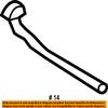 MITSUBISHI 8265A128 GENUINE OEM FACTORY ORIGINAL WASHER NOZZLE RIGHT/ PASSENGER SIDE view 2