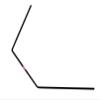 Kyosho 1.1mm Stabilizer Bar (Pink) (Mid Motor) view 1