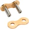 D.I.D Rivet Connecting Link for 415 ERZ Series Racing Chain - Gold 415ERZ-ZJ view 1