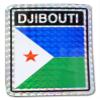 Flagline Djibouti - 3" x 4" Reflective Decal view 1