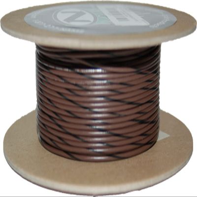 Namz Custom Cycle Brown/Black 18-Gauge Wire NWR-10-100