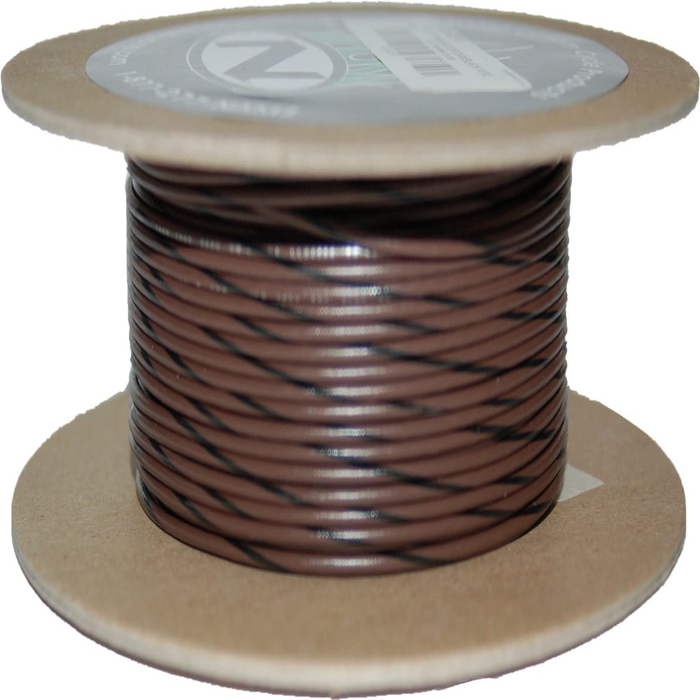 Namz Custom Cycle Brown/Black 18-Gauge Wire NWR-10-100