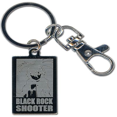Great Eastern Entertainment Black Rock Shooter Metal Keychain
