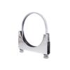United Pacific 21290 5 Polished Stainless-Steel U-Bolt Exhaust Clamp, Polished 304 Premium Steel, Universal Fit, Tough & Durable 5-inch ONE Clamp view 1