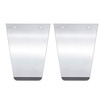 UNITED PACIFIC 21430 Mud Flap Bracket, Anti-Sail Plate, Plain, Stainless