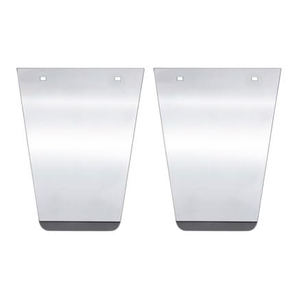 UNITED PACIFIC 21430 Mud Flap Bracket, Anti-Sail Plate, Plain, Stainless
