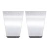 UNITED PACIFIC 21430 Mud Flap Bracket, Anti-Sail Plate, Plain, Stainless view 1