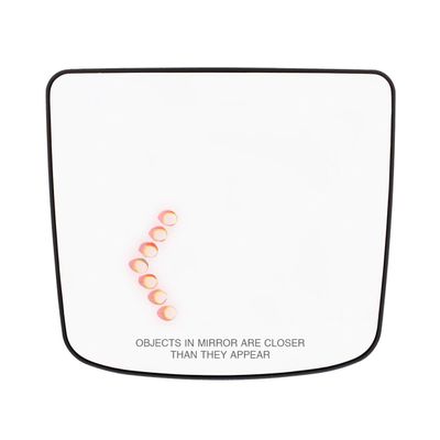 United Pacific 42835 Heated Auxiliary Convex Mirror With LED Turn Signal For 2012-2017 Volvo VNL - Driver
