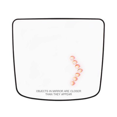 United Pacific 42836 Heated Auxiliary Convex Mirror with LED Turn Signal for 2012-2017 Volvo VNL - Passenger
