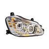 United Pacific 35742 Headlight, RH, Chrome, 10 LED, Sequential, 12-24V, for 2013-2021 Kenworth T680 view 1