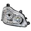 United Pacific 35742 Headlight, RH, Chrome, 10 LED, Sequential, 12-24V, for 2013-2021 Kenworth T680 view 4