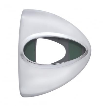 United Pacific 30433 Headlight Turn Signal Cover w/Teardrop Light Cutout For Peterbilt