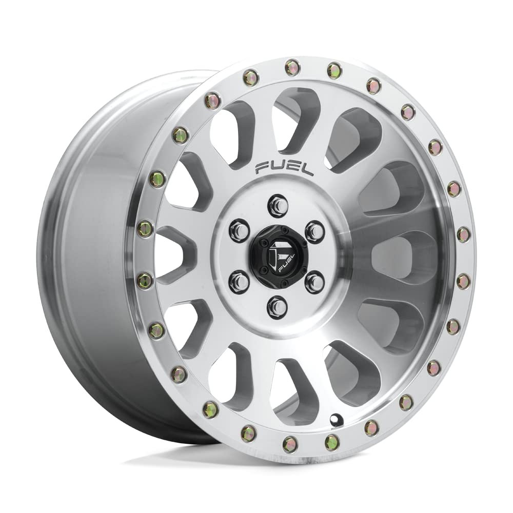 FUEL OFF-ROAD D647 Vector 17X8.5, 6X5.5, 5.03, 7mm Diamond Cut Machined with Clear Coat with - D64717858350