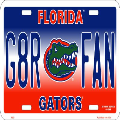 Hangtime University of Florida - Florida Gators - G8R Fan 6x12 inch Novelty License Plate