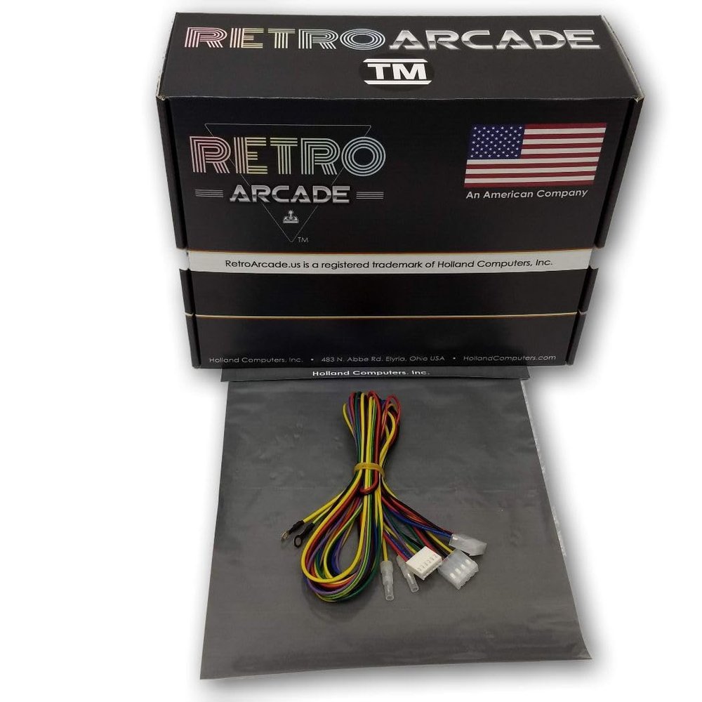 RetroArcade.us Jamma Track Ball Replacement Wiring Harness for 3" trackball 60-in-1 Setup