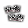 2X Engine Window Air Cleaner Sticker Decal 289 Cubic Inches for V8 Street, Race, Classic Muscle Car, Compatible with Ford Mustang 5 x 2.25 inch view 1
